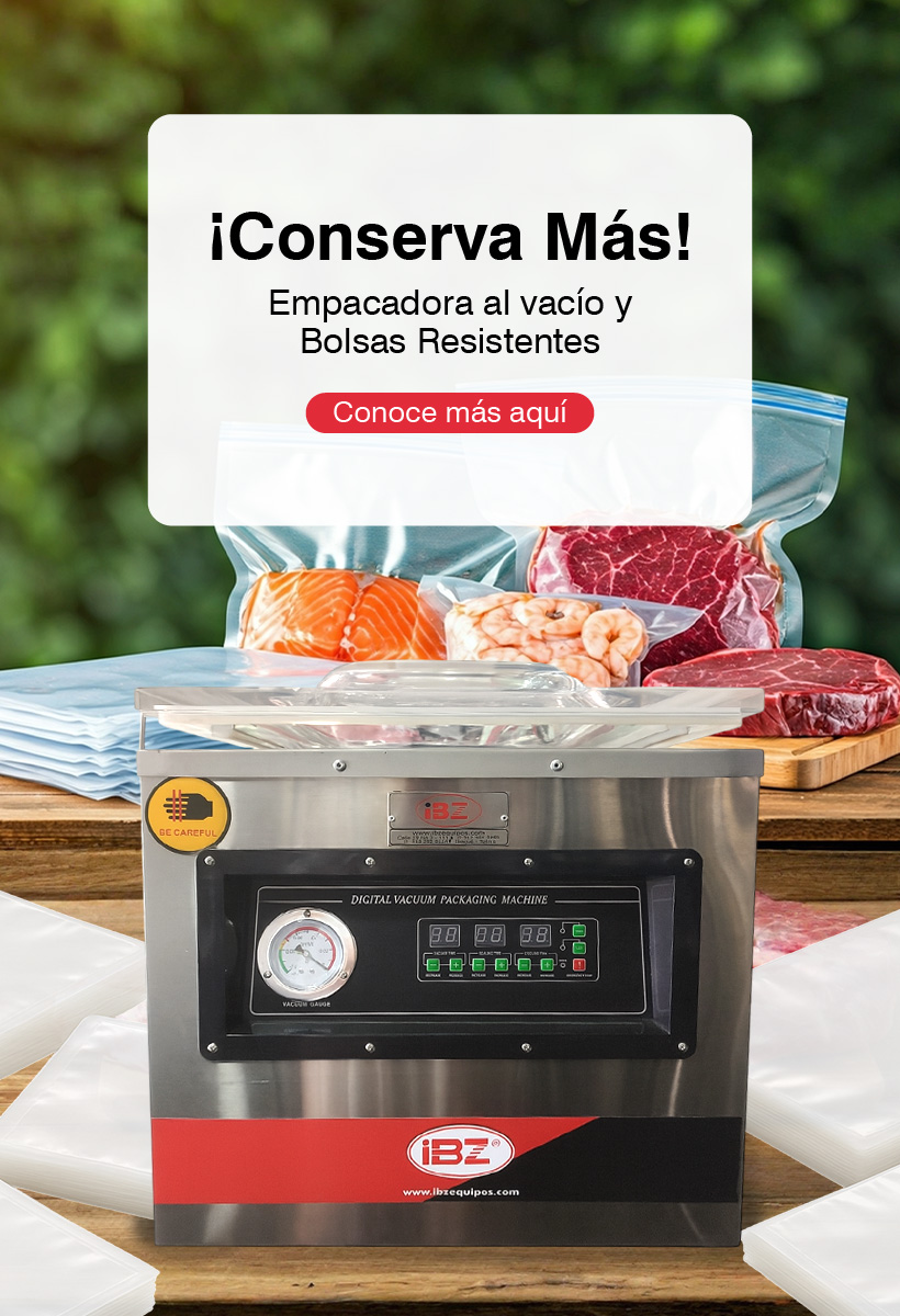 ¡Conserva Más! Empacadora al vacío y bolsas resistentes