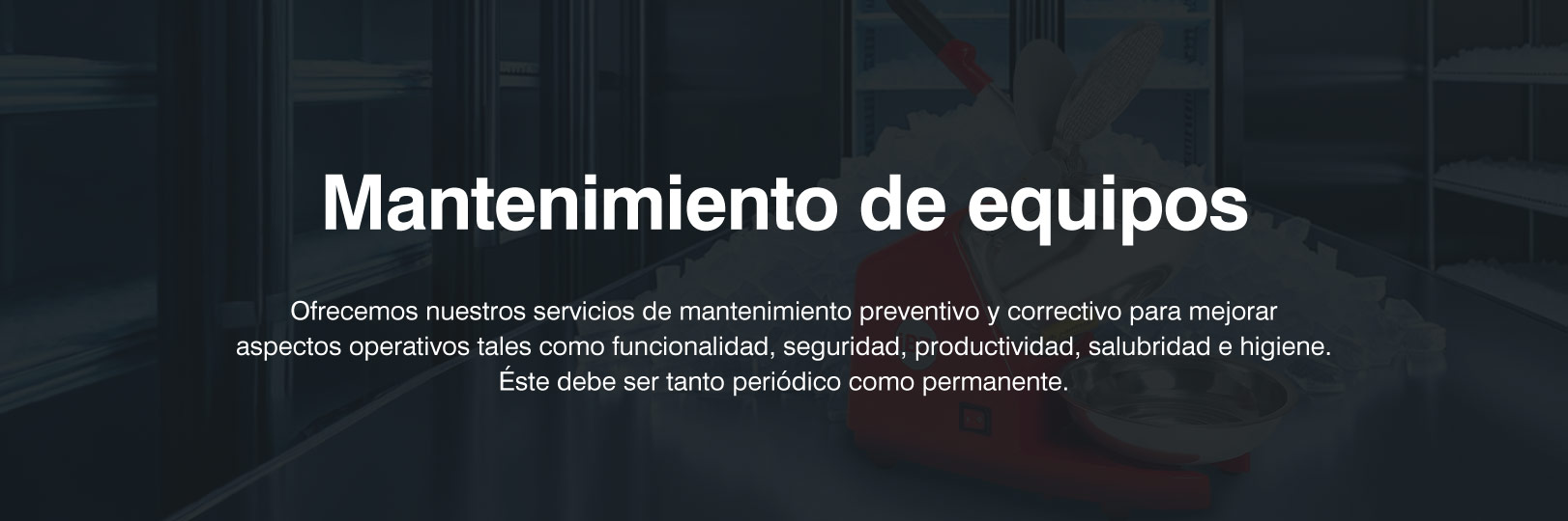Mantenimiento de equipos. Ofrecemos mantenimiento preventivo y correctivo.