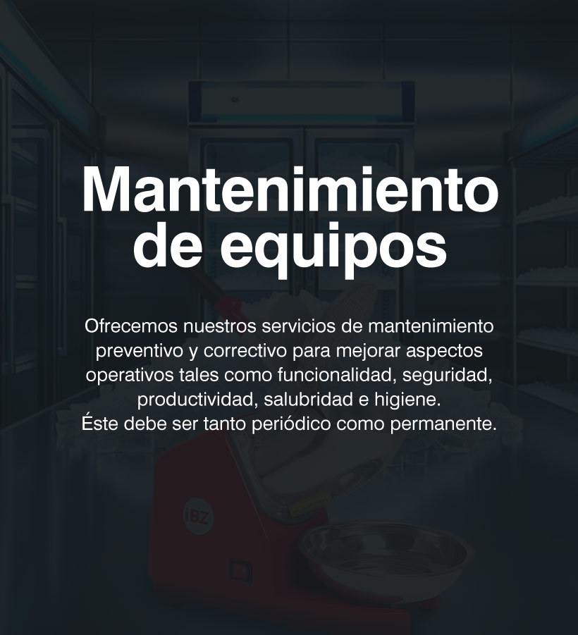 Mantenimiento de equipos. Ofrecemos mantenimiento preventivo y correctivo.